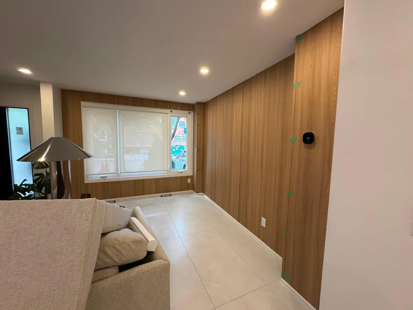 Featured Wall Panels after renovation